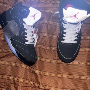 Jordan Black and White Men's Shoes